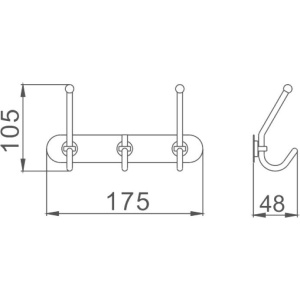 Купить Крючок Haiba HB201-3 в Москве с доставкой Крючок Haiba HB201-3