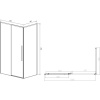 Душевой уголок Vincea Slim-N VSR-4SN9013CL 130х90 см, профиль хром