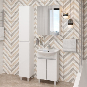 Мебель для ванной Onika Милтон 50 напольная, белая