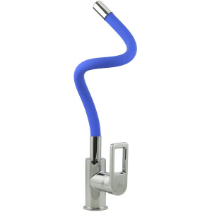 Смеситель для кухни Rossinka Z Z35-35U-Blue с гибким изливом