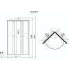 Душевая кабина Niagara NG-902-01 х220 100х100 с сиденьем, без бани