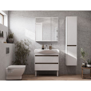 Шкаф-пенал AQUATON Нортон R, белый глянец