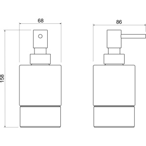 Купить Дозатор Акватек Лира AQ4429CR хром в Москве с доставкой Дозатор Акватек Лира AQ4429CR хром