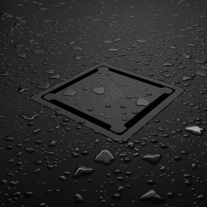 Душевой трап RGW Shower Drain SDR-13B, 11х11 см, черный