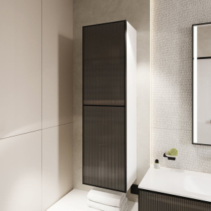 Купить Шкаф-пенал STWORKI Левангер 40, белый матовый в Москве с доставкой Шкаф-пенал STWORKI Левангер 40, белый матовый