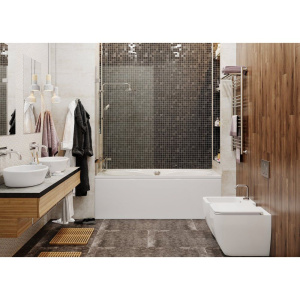 Купить Акриловая ванна Vagnerplast Briana 170x75 см, с каркасом, ультрабелая в Москве с доставкой Акриловая ванна Vagnerplast Briana 170x75 см, с каркасом, ультрабелая