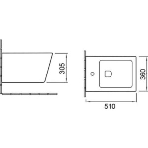 Биде подвесное SantiLine SL-5054