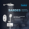 Душевой комплект Teska Sardes AS2200 С ВНУТРЕННЕЙ ЧАСТЬЮ, хром