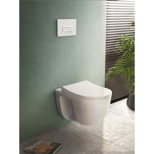 Унитаз подвесной VitrA S40 7759B003-0075 безободковый, с микролифтом