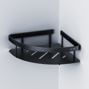 Полка AM.PM Sense L A7454122 угловая, черная