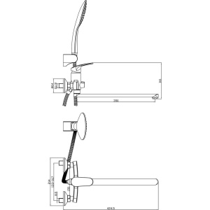 Универсальный смеситель Rossinka RS45 -32