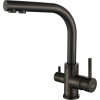 Смеситель для кухни Paulmark Essen 213011-GM, вороненая сталь