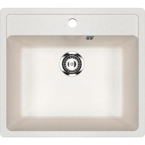 Комплект Мойка кухонная Ulgran U-104 -341 ультра-белая + Смеситель U-010 -331 белый