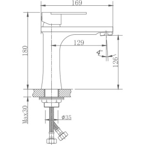 Смеситель для раковины Haiba HB807 HB10807