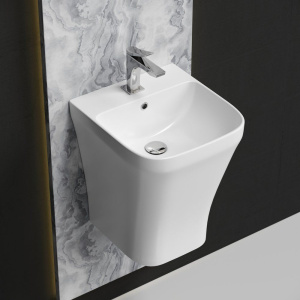 Купить Раковина Ceramicanova Dion CN6067 белая глянцевая в Москве с доставкой Раковина Ceramicanova Dion CN6067 белая глянцевая