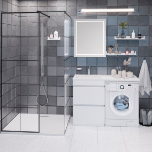 Зеркало-шкаф Emmy Родос R 60 с подсветкой