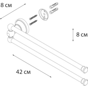 Полотенцедержатель Fixsen Bogema FX-78502A