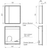 Зеркало-шкаф Lemark Element 70, с подсветкой