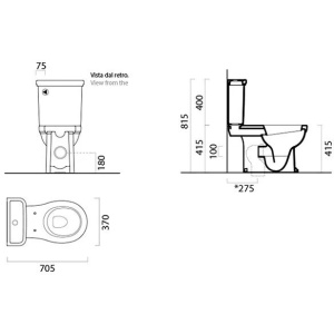 Бачок GSI Classic 878111
