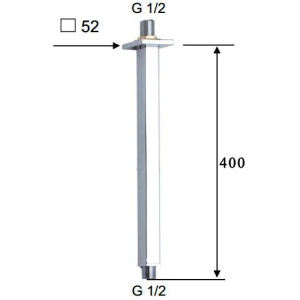 Кронштейн для верхнего душа Remer 347S40 40 см