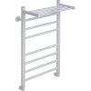 Полотенцесушитель водяной Comfysan Luce W-8 80х40 белый матовый, с полкой