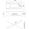 Акриловая ванна 1ACReal Тори 170x70 см, с каркасом, с экраном