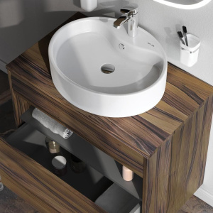 Купить Мебель для ванной AM.PM Func 80 дуб крафт, со столешницей, раковина M8FWCC20561WG в Москве с доставкой Мебель для ванной AM.PM Func 80 дуб крафт, со столешницей, раковина M8FWCC20561WG