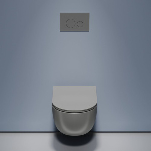 Унитаз подвесной Ceramicanova Modena Rimless CN6063MH, антрацит