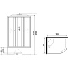 Душевая кабина Niagara Eco E120/90/40L/TN 120х90 см