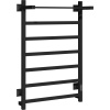 Полотенцесушитель электрический EWRIKA Пенелопа КВ7, 80х50, с полкой, черный