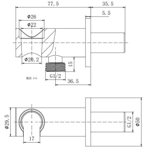 Шланговое подключение Акватек AQ2455MB с держателем душа черный