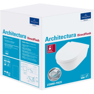 Купить Унитаз подвесной Villeroy & Boch Architectura 4694HR01 в Москве с доставкой Унитаз подвесной Villeroy & Boch Architectura 4694HR01