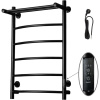 Полотенцесушитель электрический Тругор Пэк сп 5 П 80х50 с выключателем, черный