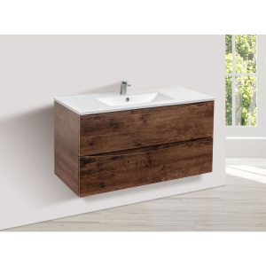 Тумба с раковиной Vincea Mia 100 темный дуб