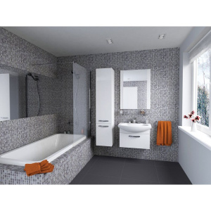 Шкаф-пенал AQUATON Ария белый, универсальный