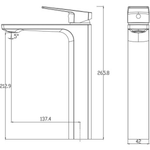 Купить Смеситель для раковины Haiba HB810 в Москве с доставкой Смеситель для раковины Haiba HB810