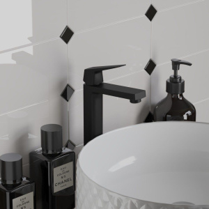 Купить Смеситель для раковины Paini Bari RTYO205LL черный в Москве с доставкой Смеситель для раковины Paini Bari RTYO205LL черный