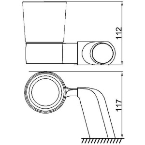 Купить Стакан Rush Flores FL08310 в Москве с доставкой Стакан Rush Flores FL08310