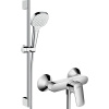 Смеситель для душа Hansgrohe Logis 71600000 + Душевой гарнитур Hansgrohe Croma Select E Vario 26582400