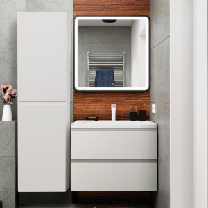 Купить Шкаф-пенал Art&Max Bianchi белый глянец в Москве с доставкой Шкаф-пенал Art&Max Bianchi белый глянец