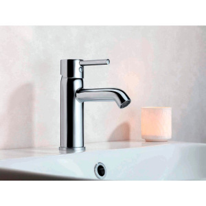 Комплект Раковина VitrA Form 300 9602B003 с пьедесталом + Смеситель Minimax S A41984EXP + Сифон Wirquin Минор с отводом для стиральной машины