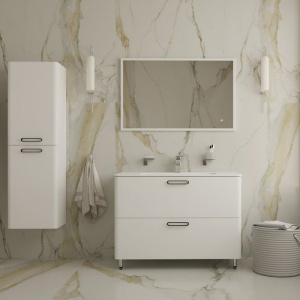 Тумба с раковиной IDDIS Brick 100 напольная