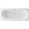 Акриловая ванна Excellent Oceana WAEX.OCE18.SMART 180x80 см, с гидромассажем, с каркасом, со сливом-переливом