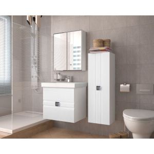 Зеркало-шкаф Style Line Амарант 60 белое