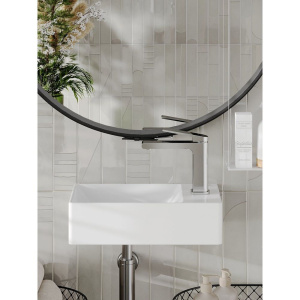 Рукомойник Orange B05-375LW левый, белый глянец