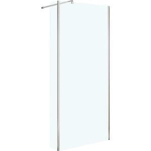 Душевая перегородка Niagara Nova NG-664-11 110x195 профиль хром, стекло прозрачное