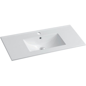 Тумба с раковиной Vincea Mia Slim 90, 2 ящика, дуб винтаж