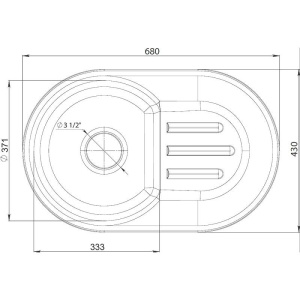 Купить Мойка кухонная GranFest Smart SM 680 L белая в Москве с доставкой Мойка кухонная GranFest Smart SM 680 L белая