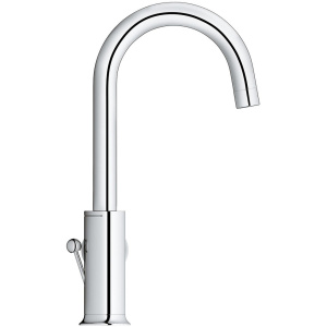 Смеситель для раковины GROHE BauClassic DN 15 23095000 со сливным гарнитуром, хром