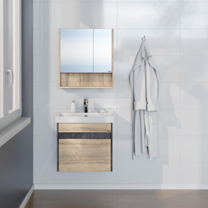 Зеркало-шкаф СаНта Мира 60 янтарный